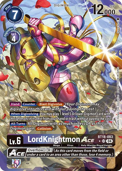 LordKnightmon ACE [BT18-083] (Alternate Art) [Release Special Booster Ver.2.0] | Clutch Gaming