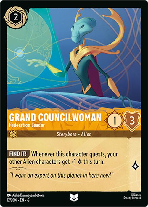 Grand Councilwoman - Federation Leader (17/204) [Azurite Sea] | Clutch Gaming