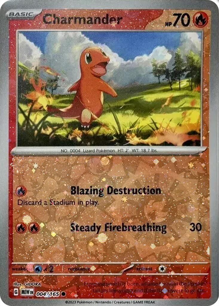 Charmander (004/165) (Cosmos Holo) (Costco Exclusive) [Miscellaneous Cards] | Clutch Gaming