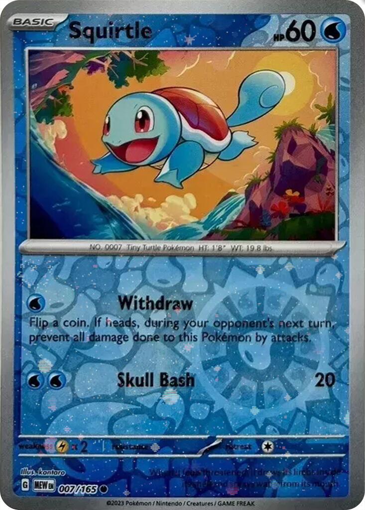 Squirtle (007/165) (Cosmos Holo) (Costco Exclusive) [SV: Scarlet & Violet 151] | Clutch Gaming