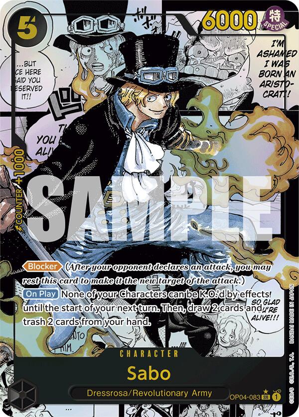 Sabo (OP04-083) (Manga) [Premium Booster -The Best-] | Clutch Gaming