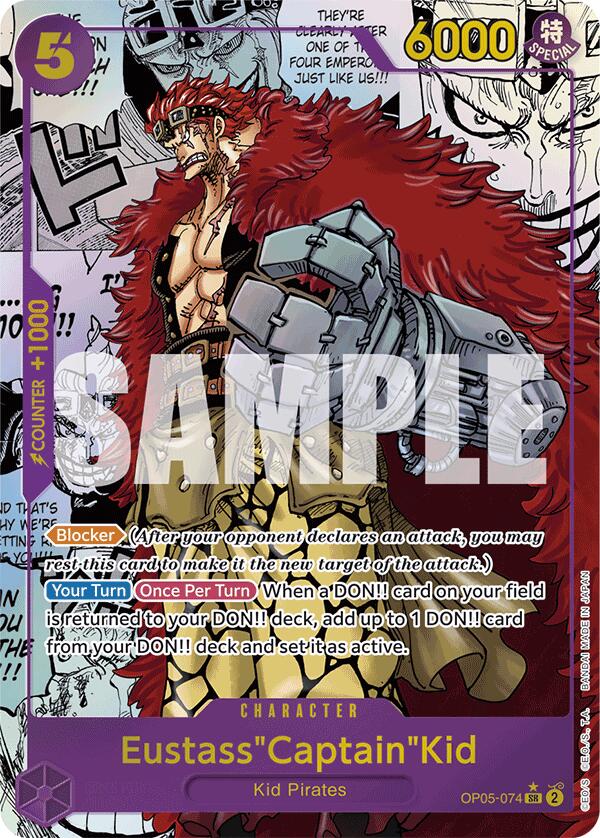 Eustass"Captain"Kid (OP05-074) (Manga) [Premium Booster -The Best-] | Clutch Gaming