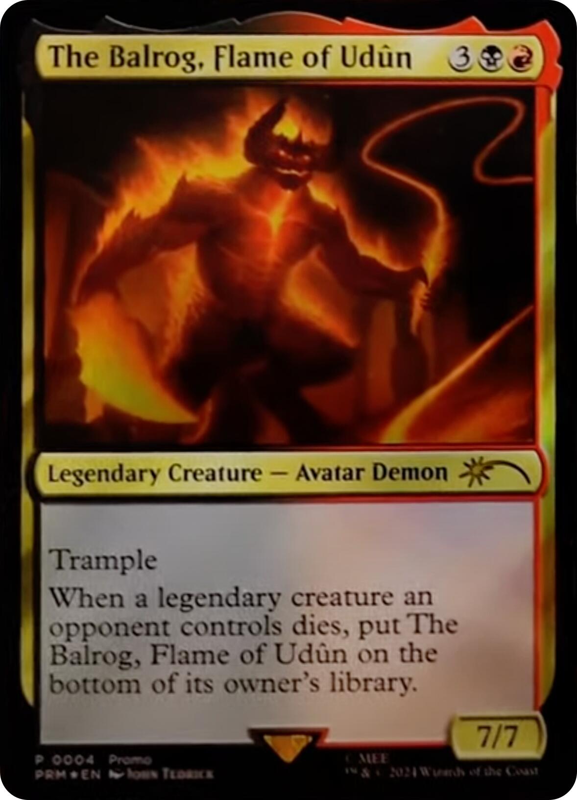 The Balrog, Flame of Udun [Resale Promos] | Clutch Gaming