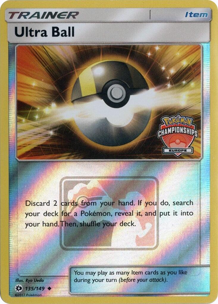 Ultra Ball (135/149) (Europe Championships) [League & Championship Cards] | Clutch Gaming