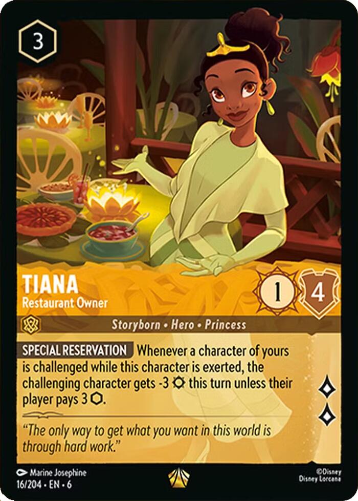 Tiana - Restaurant Owner (16/204) [Azurite Sea] | Clutch Gaming