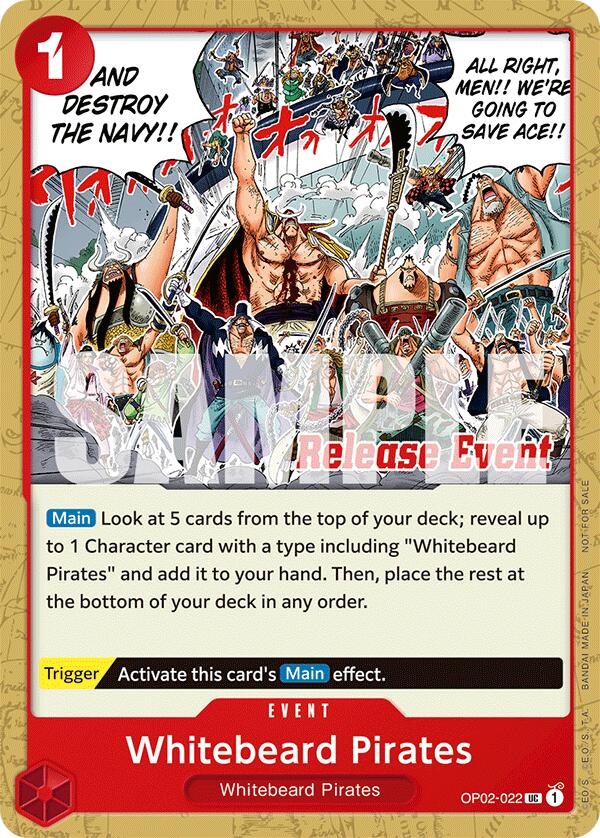 Whitebeard Pirates (ST15 - ST20 Release Event Pack) [One Piece Promotion Cards] | Clutch Gaming