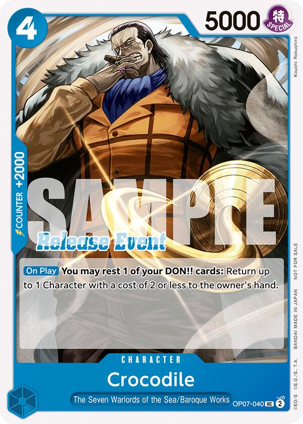 Crocodile (ST15 - ST20 Release Event Pack) [One Piece Promotion Cards] | Clutch Gaming