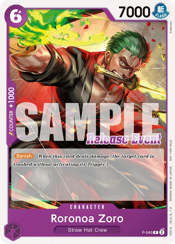 Roronoa Zoro (ST15 - ST20 Release Event Pack) [One Piece Promotion Cards] | Clutch Gaming