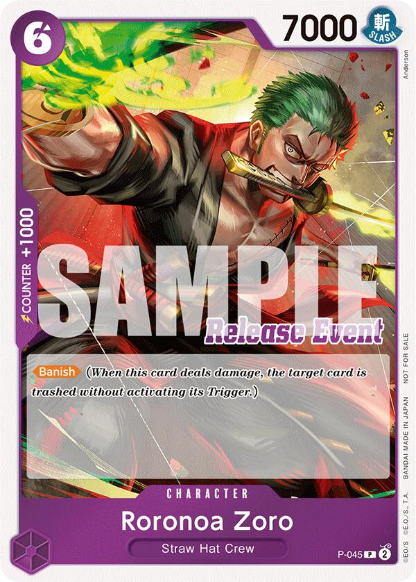 Roronoa Zoro (ST15 - ST20 Release Event Winner Pack) [One Piece Promotion Cards] | Clutch Gaming