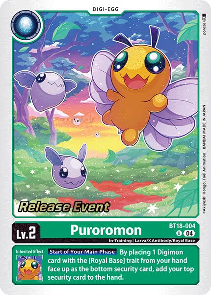 Puroromon [BT18-004] [Release Special Booster Ver.2.0 Pre-Release Cards] | Clutch Gaming