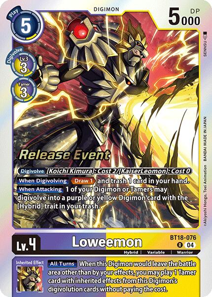 Loweemon [BT18-076] [Release Special Booster Ver.2.0 Promos] | Clutch Gaming