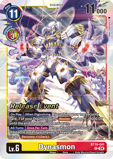 Dynasmon [BT19-041] [Release Special Booster Ver.2.0 Pre-Release Cards] | Clutch Gaming