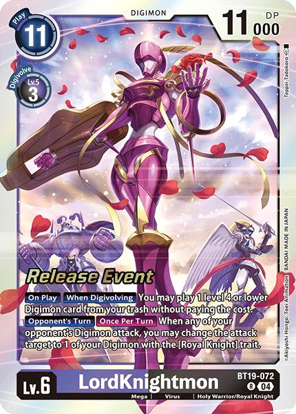LordKnightmon [BT19-072] [Release Special Booster Ver.2.0 Promos] | Clutch Gaming