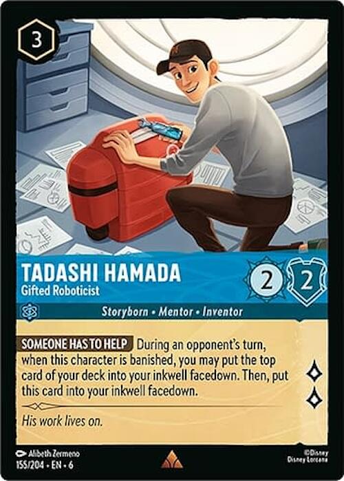 Tadashi Hamada - Gifted Roboticist (155/204) [Azurite Sea] | Clutch Gaming