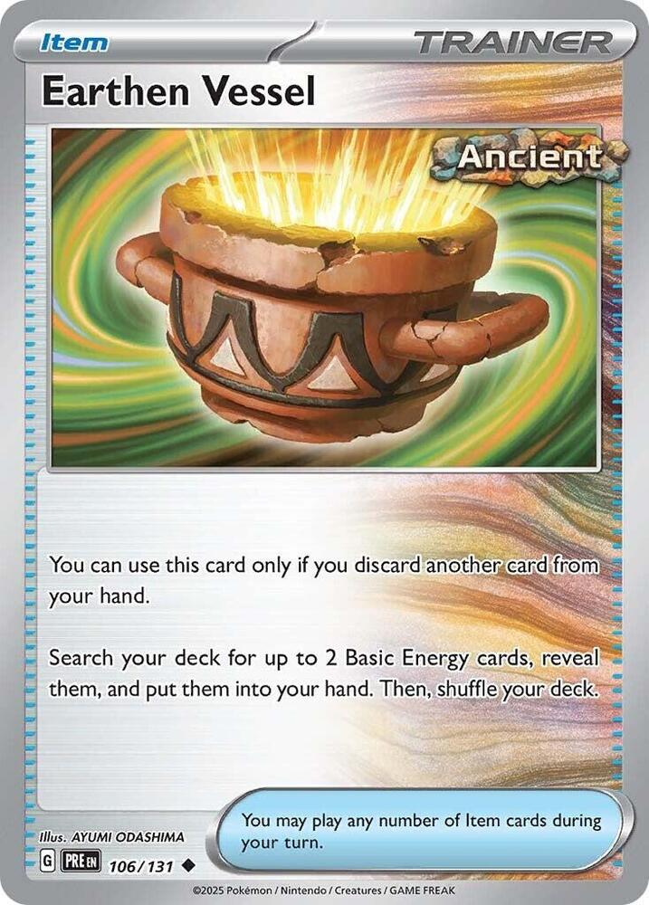 Earthen Vessel (106/131) [Scarlet & Violet: Prismatic Evolutions] | Clutch Gaming