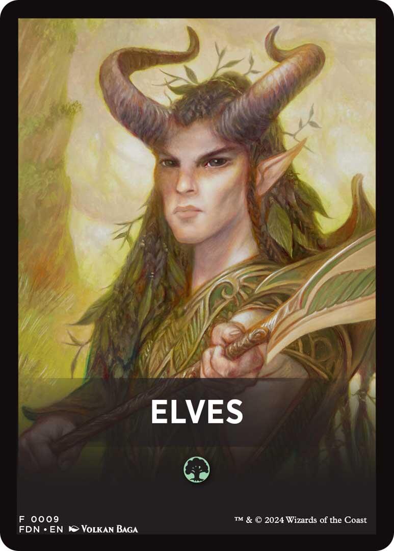 Elves Theme Card [Foundations Tokens] | Clutch Gaming