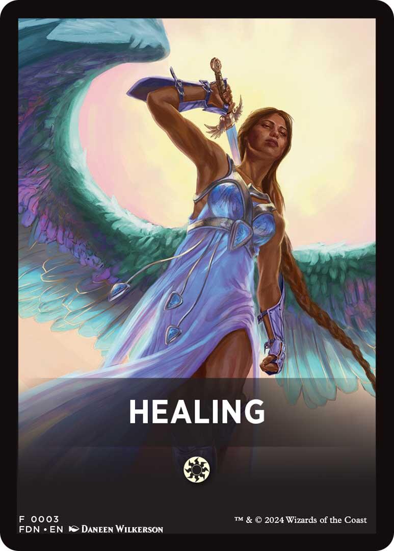 Healing Theme Card [Foundations Tokens] | Clutch Gaming