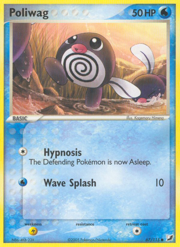 Poliwag (67/115) [EX: Unseen Forces] | Clutch Gaming