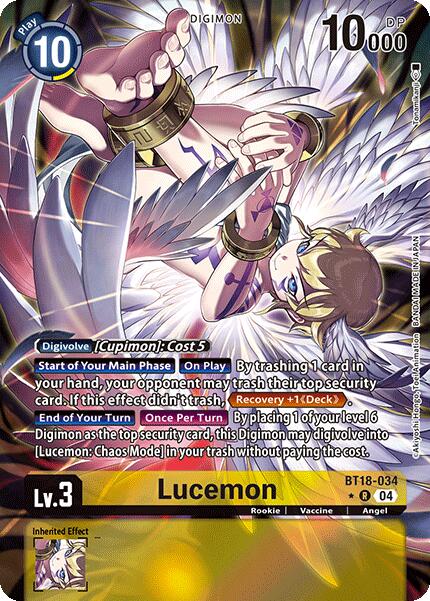 Lucemon [BT18-034] (Alternate Art) [Release Special Booster 2.0] | Clutch Gaming