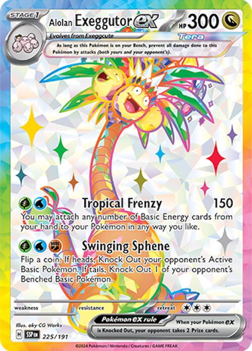 Alolan Exeggutor ex (225/191) [Scarlet & Violet: Surging Sparks] | Clutch Gaming