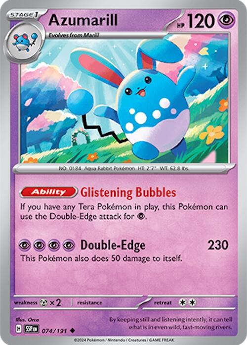 Azumarill (074/191) [Scarlet & Violet: Surging Sparks] | Clutch Gaming