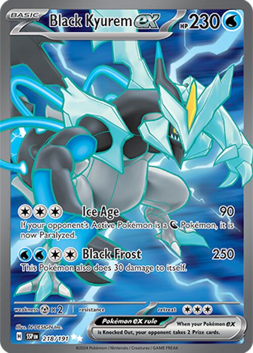 Black Kyurem ex (218/191) [Scarlet & Violet: Surging Sparks] | Clutch Gaming