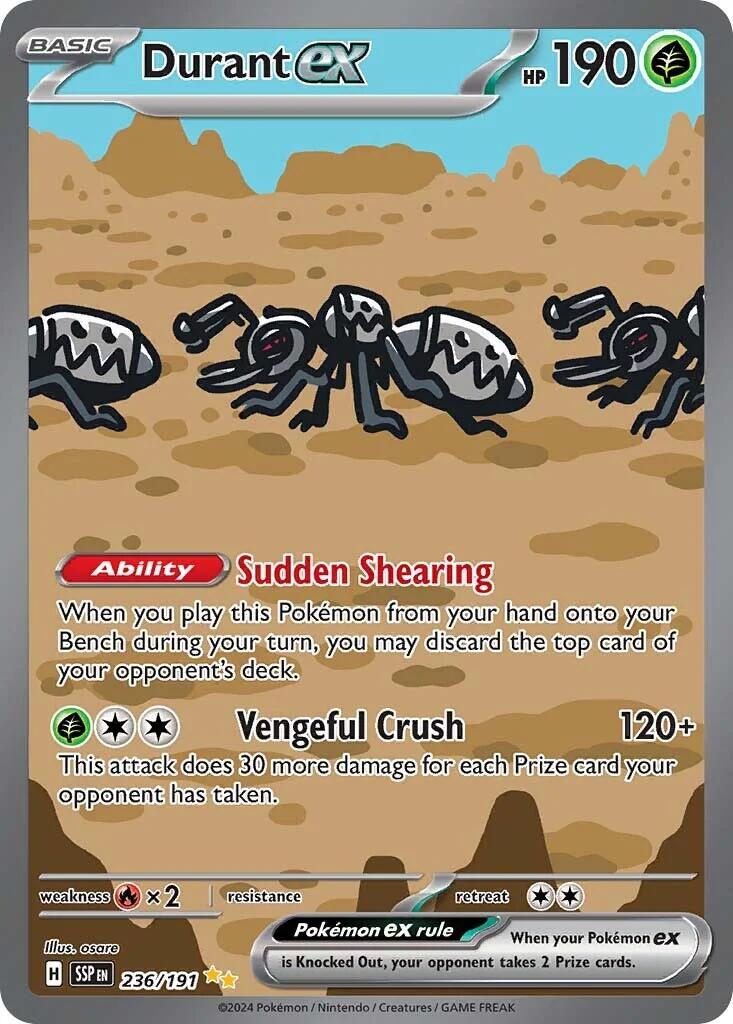 Durant ex (236/191) [Scarlet & Violet: Surging Sparks] | Clutch Gaming
