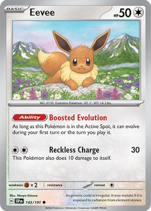 Eevee (143/191) [Scarlet & Violet: Surging Sparks] | Clutch Gaming