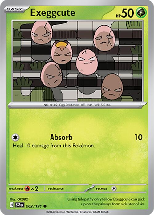 Exeggcute (002/191) [Scarlet & Violet: Surging Sparks] | Clutch Gaming