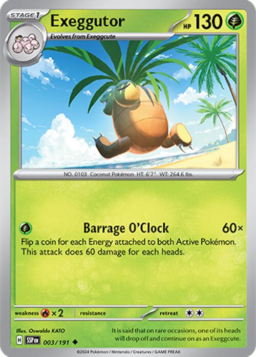 Exeggutor (003/191) [Scarlet & Violet: Surging Sparks] | Clutch Gaming