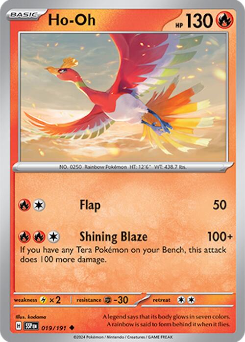 Ho-Oh (019/191) [Scarlet & Violet: Surging Sparks] | Clutch Gaming