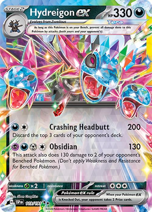 Hydreigon ex (119/191) [Scarlet & Violet: Surging Sparks] | Clutch Gaming