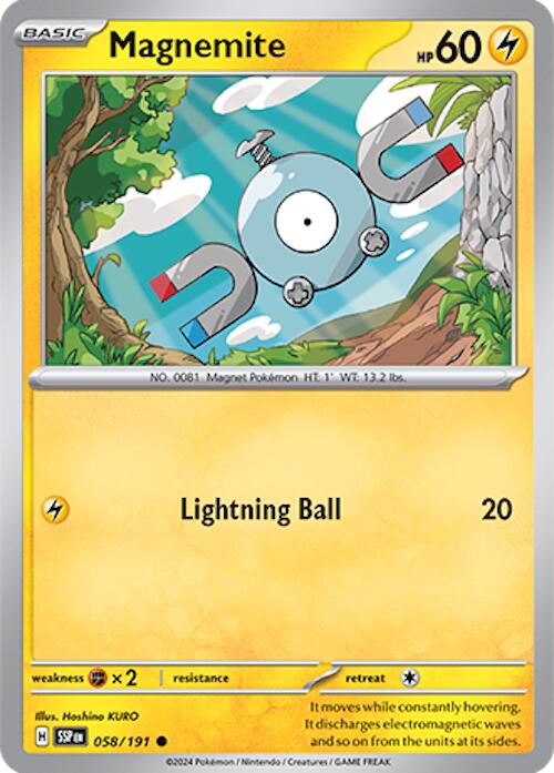 Magnemite (058/191) [Scarlet & Violet: Surging Sparks] | Clutch Gaming