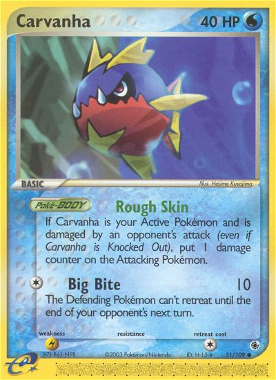 Carvanha (51/109) [EX: Ruby & Sapphire] | Clutch Gaming