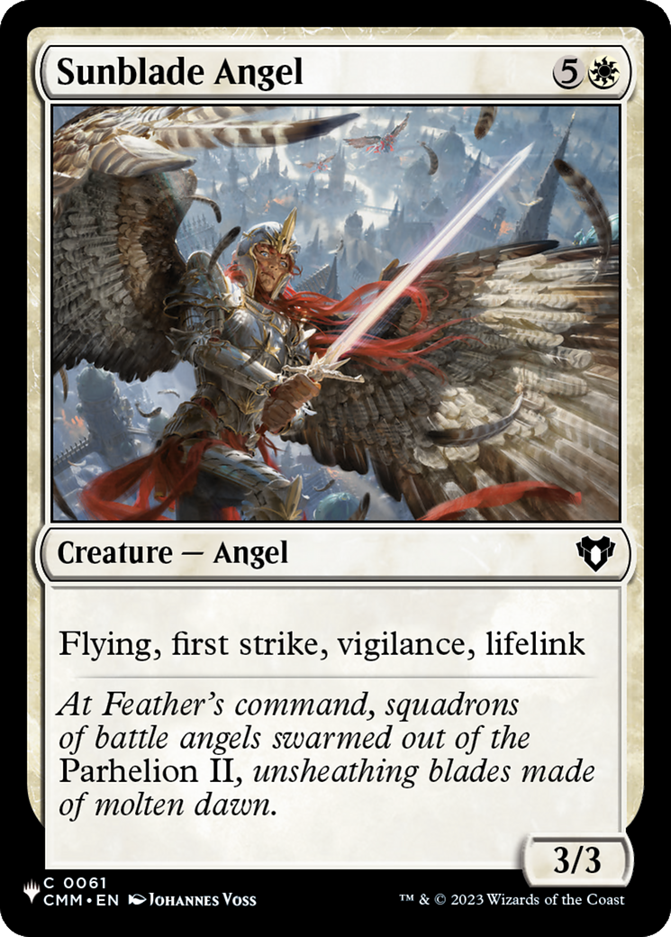 Sunblade Angel [The List Reprints] | Clutch Gaming