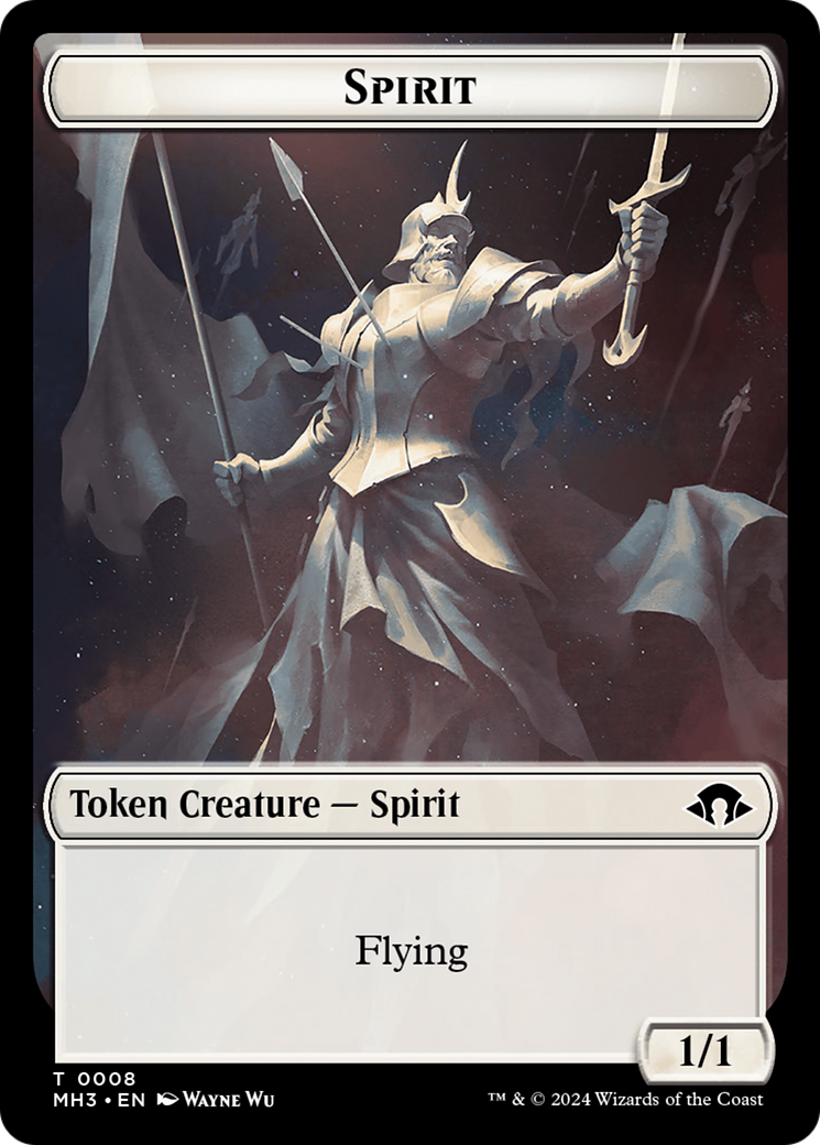 Servo // Spirit (0008) Double-Sided Token [Modern Horizons 3 Tokens] | Clutch Gaming