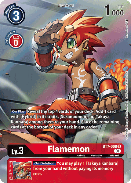 Flamemon [BT7-008] (Alternate Art) [Next Adventure] | Clutch Gaming