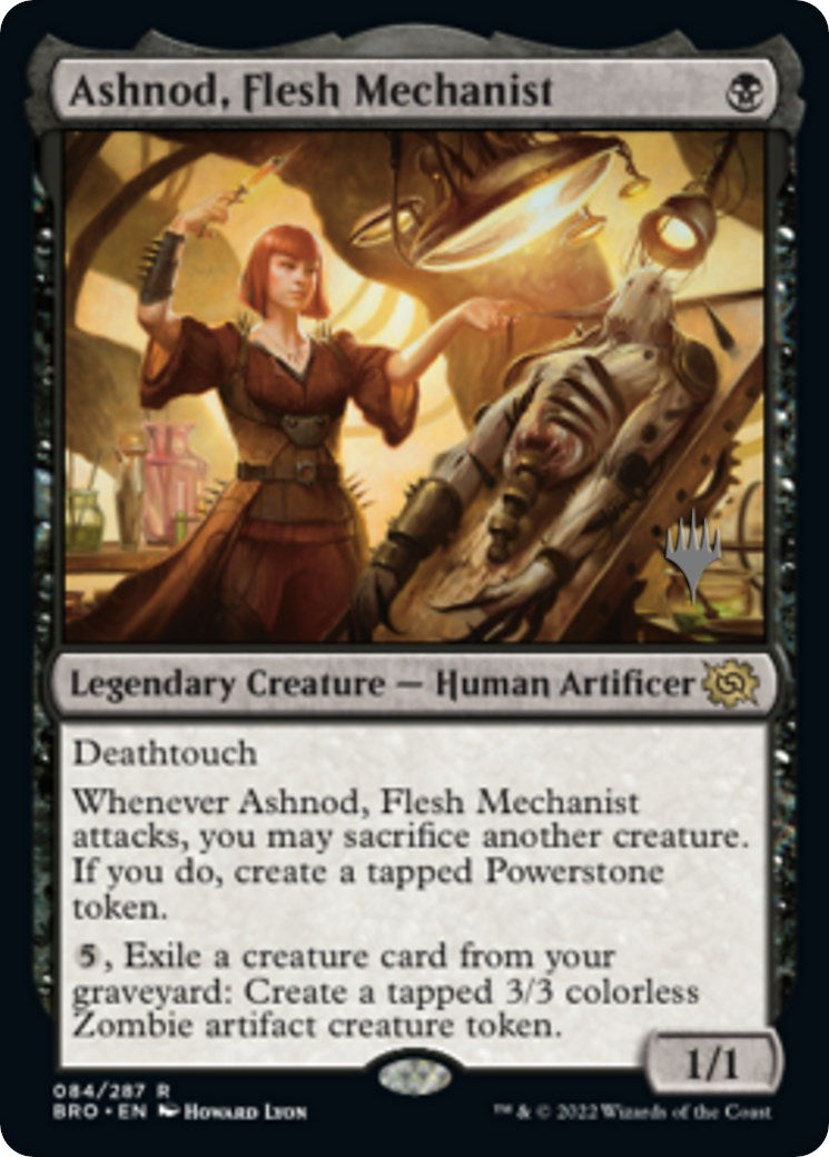 Ashnod, Flesh Mechanist (Promo Pack) [The Brothers' War Promos] | Clutch Gaming