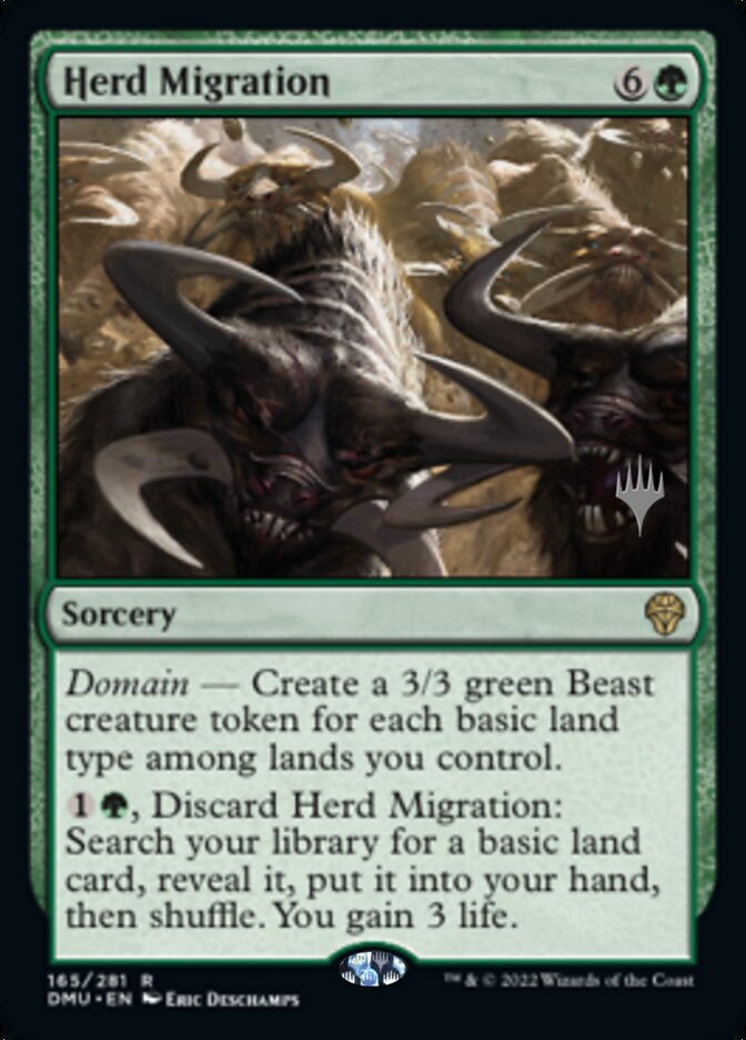 Herd Migration (Promo Pack) [Dominaria United Promos] | Clutch Gaming