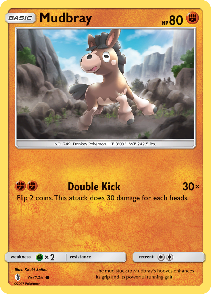 Mudbray (75/145) [Sun & Moon: Guardians Rising] | Clutch Gaming