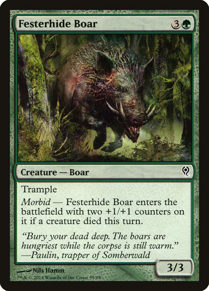 Festerhide Boar [Duel Decks: Jace vs. Vraska] | Clutch Gaming