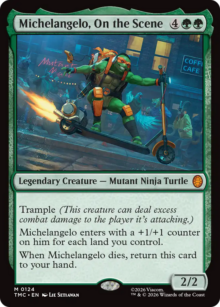 Michelangelo, On the Scene [Teenage Mutant Ninja Turtles Commander] | Clutch Gaming
