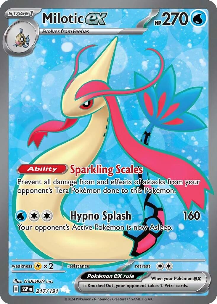 Milotic ex (217/191) [Scarlet & Violet: Surging Sparks] | Clutch Gaming