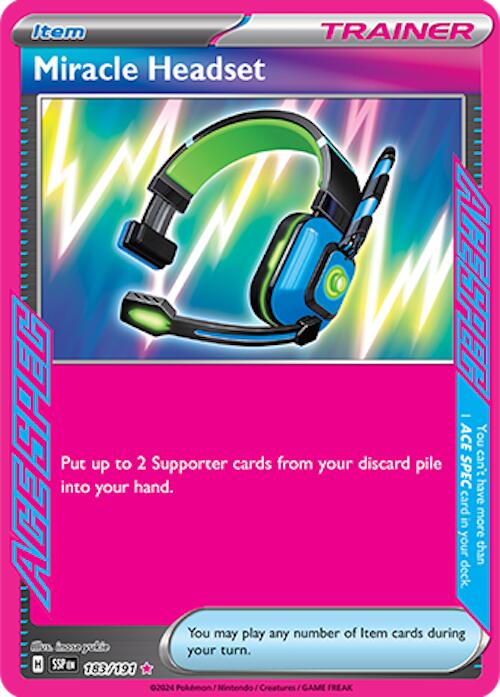Miracle Headset (183/191) [Scarlet & Violet: Surging Sparks] | Clutch Gaming
