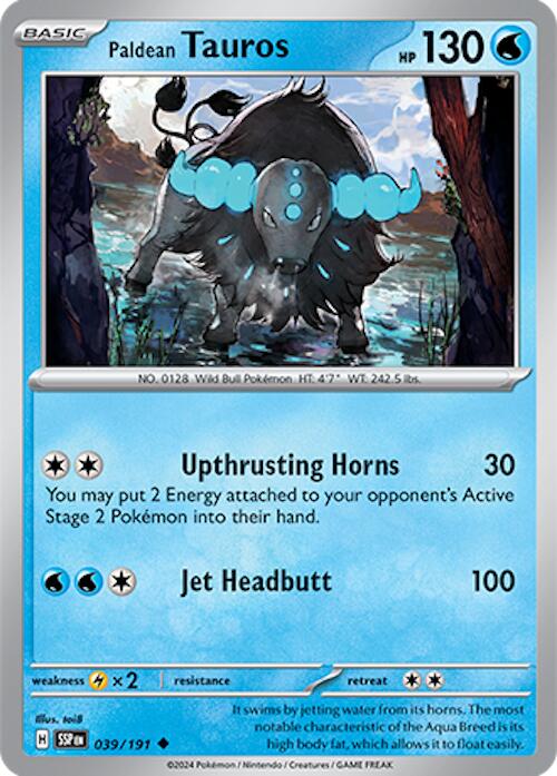 Paldean Tauros (039/191) [Scarlet & Violet: Surging Sparks] | Clutch Gaming