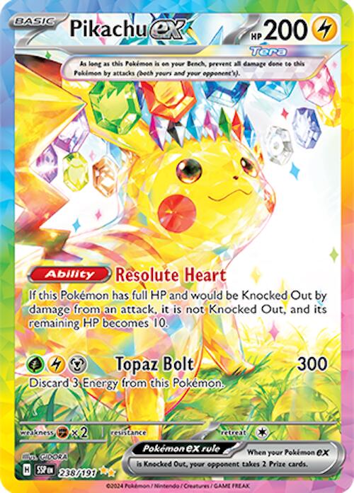 Pikachu ex (238/191) [Scarlet & Violet: Surging Sparks] | Clutch Gaming