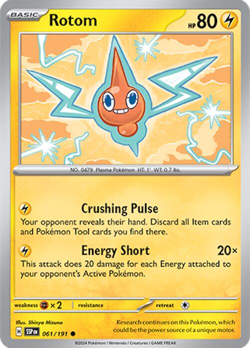 Rotom (061/191) [Scarlet & Violet: Surging Sparks] | Clutch Gaming