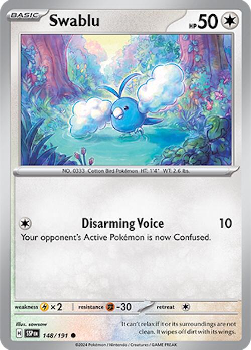 Swablu (148/191) [Scarlet & Violet: Surging Sparks] | Clutch Gaming