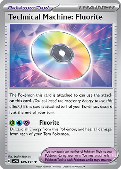 Technical Machine: Fluorite (188/191) [Scarlet & Violet: Surging Sparks] | Clutch Gaming