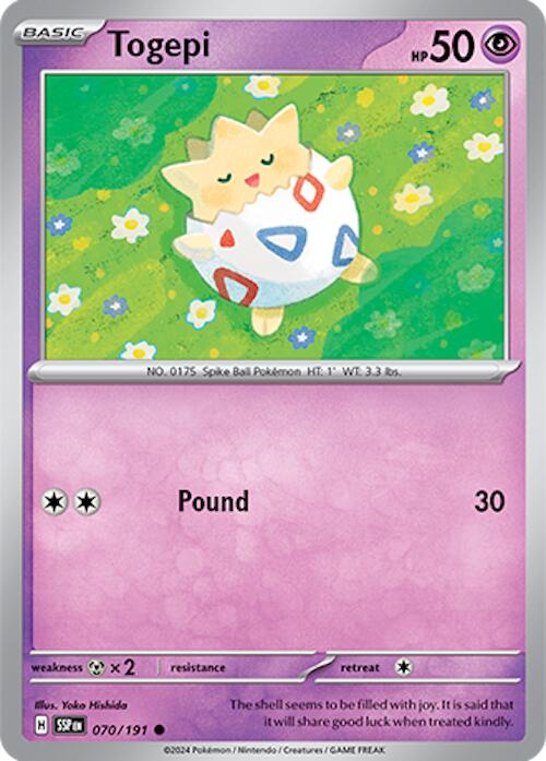 Togepi (070/191) [Scarlet & Violet: Surging Sparks] | Clutch Gaming